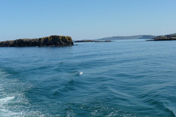 The Treshnish Isles on a calm sunny day