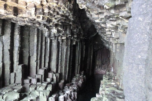 Inside Fingals cave
