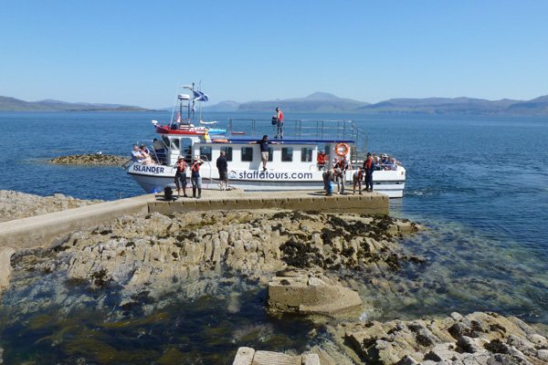 The landing point at Staffa