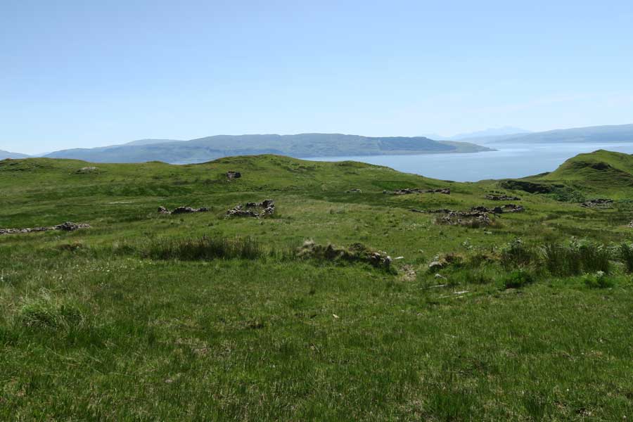 Bourblaige cleared settlment on the Ardnamurchan Peninsula