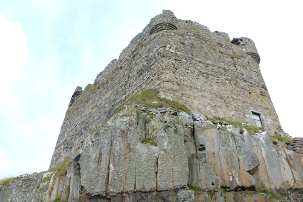 Mingary Castle on rocky promontory 