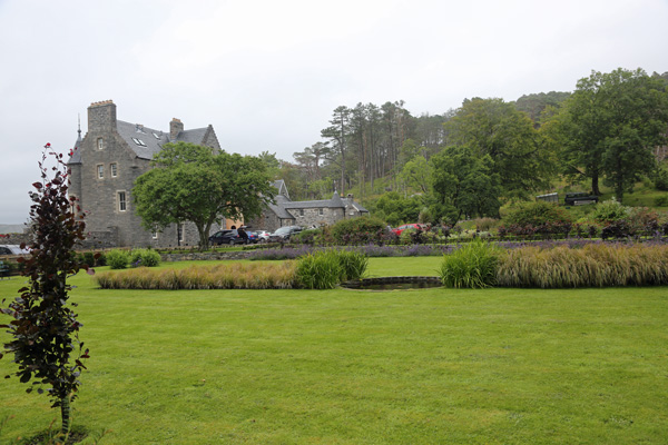 The formal garden at Roshven House