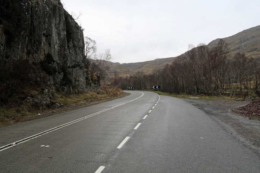 The Muidhe - the layby on the A831 heading east