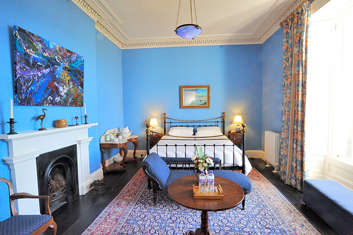 Drimnin House - The blue bedroom