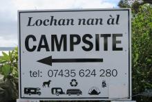 Lochan nan al Campsite