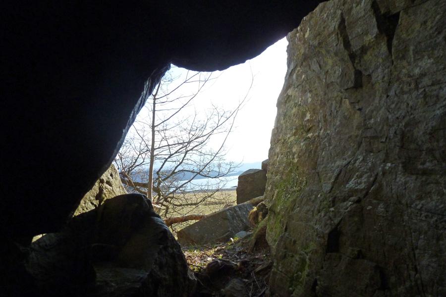The view from Prince Charlie's cave