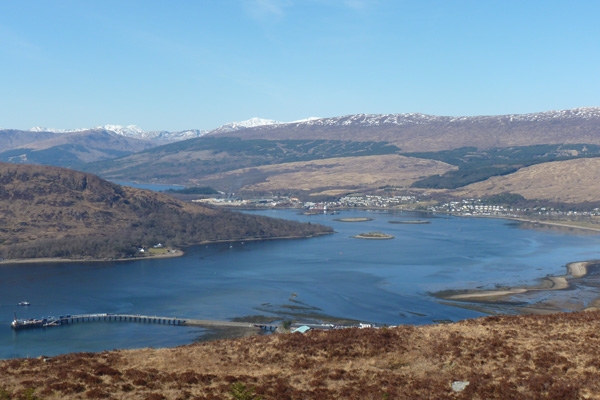Looking across Loch Linnhe to Ardgour and the Crofters Woods from Cow Hill