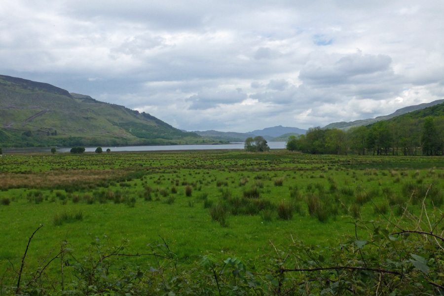 Loch Teacuis in the distance
