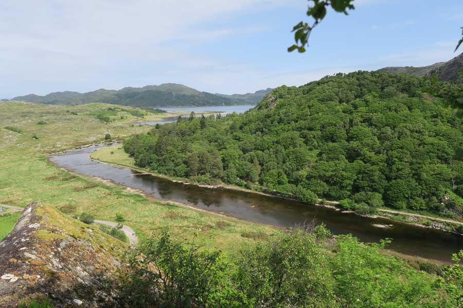 Looking over The River Shiel from Shielfoot Torr