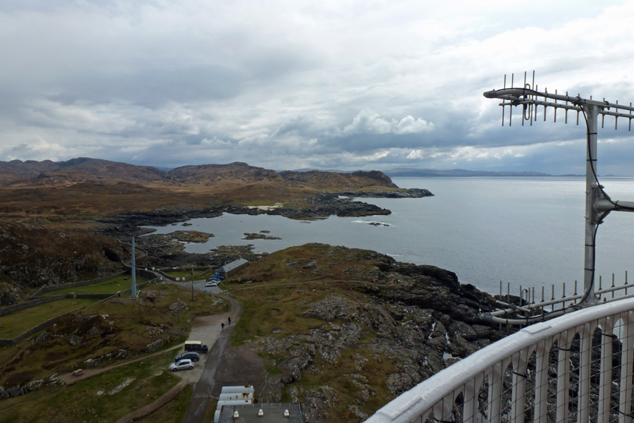 The rugged coastline as seen from Ardnamurchan Lighthouse