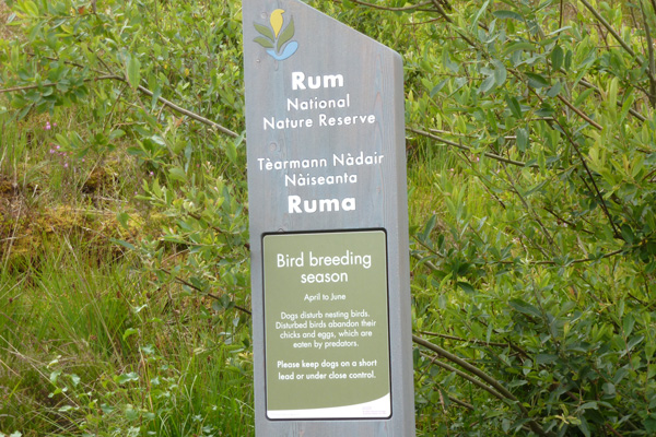 The Isle of Rum is a National Nature Reserve